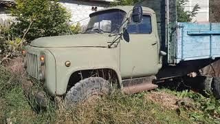 Starting GAZ 53 V8 After 12 Years Start Old Truk/газ 53