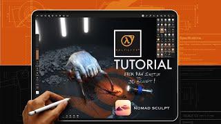 HEADCRAB TUTORIAL FOR NOMAD SCULPT (EN/RU)