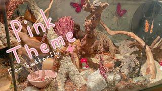 pink themed hamster cage | natural