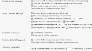 Wordpress Tutorial For Beginners Part 19 - Discussion Settings