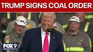Pres. Trump joined by coal miners as he signs order [FULL]