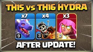 After Update! Best Th15 Super Archer Blimp Hydra Attack | Best Th15 Attack StrategyTh15 vs Th16 coc