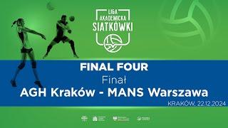 Liga Akademicka AZS | Final Four | Finał | Piłka Siatkowa M | AGH Kraków - MANS Warszawa