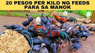 20 pesos per kilo ng feeds para sa manok