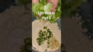 Litti Chokha Part 3 #youtubeshorts #desifood | Desi Recipe Video | Cook With Veena