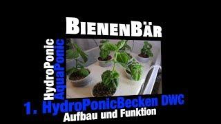 1. Hydroponicbecken Aufbau und Funktion DWC #Hydroponic #DWC