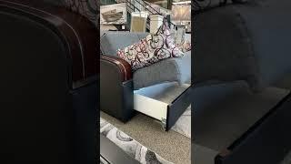 Pegasus Sofa and Oslo Loveseat Sleeper Set By Demka Furnishing