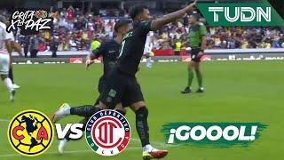 ¡GOL POLÉMICO! ¡Se pedía fuera de lugar! | América 1-0 Toluca | Grita México C22 - J11 | TUDN