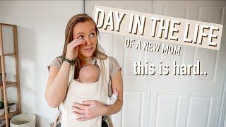 Day in the life of a SAHM with a newborn vlog... things got emotional