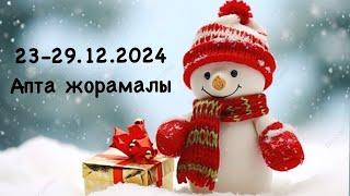 23-29.12.2024ж. Апта жорамалы