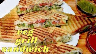 veg Grill sandwich | veg mayonnaise sandwich | veg sandwich | sandwich recipe