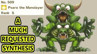 Psaro The Manslayer Synthesis In Dragon Quest Monsters The Dark Prince