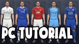 PES 2017 (PC) Original Kits and Licences Patch (Download Link + Tutorial) Pro Evolution Soccer 2017