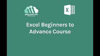 Microsoft Excel Beginners to Advanced - Lecture 1