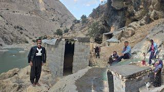 Covering the bathroom in the nomadic life of Iran:how to create a pleasant space with cement?#kohgol