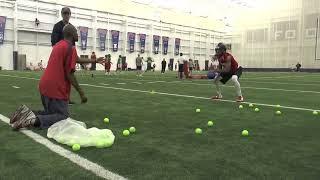 Ole Miss WR Drill Tape, Route Running Drills