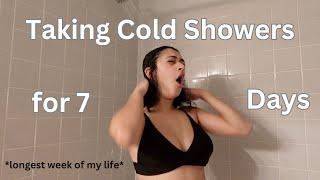 I Took COLD SHOWERS for 7 Days *longest week of my life*