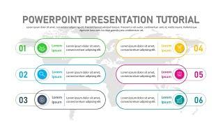 Create 6 Steps Animated Powerpoint Slide Design Tutorial