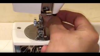 How to Thread Janome XL-II Sewing Machine Bobbin Case and Upper Tension and Wind Bobbin