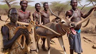 Incredible ANTELOPE HUNT With The Hadzabe Tribe Bushmen People