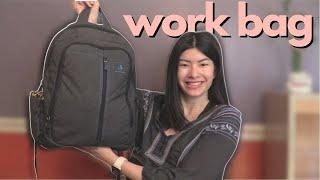 WHAT'S IN MY LAW FIRM WORK BACKPACK: working as a paralegal in an IP law firm