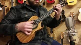 KANILE'A 2018 PLATINUM SOLID MASTER GRADE CURLY KOA TENOR UKULELE