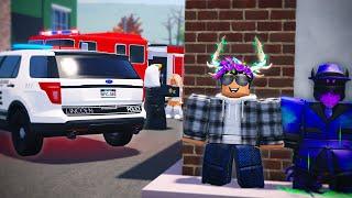 Stealing a COP CAR from an ACTIVE SCENE! - Liberty County Roblox