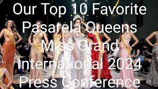 Top 10 Favorite Pasarela Queens: MGI 2024 Press Conference 10 Oct 2024