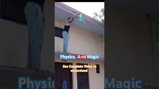 Weightlessness Fun Experiment || Science||Free Fall #physics #magic #pressure #kinematics #ytshorts