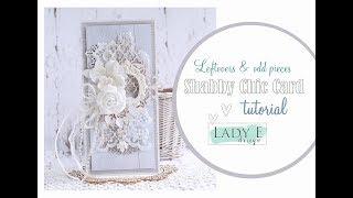 How To Create Shabby Chic Card with Leftovers