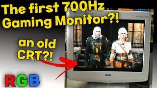 Can we Reach 700Hz by Overclocking this Old CRT Monitor?