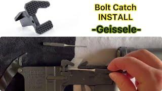 BOLT CATCH INSTALL!! (Geissele Maritime bolt catch)