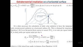 Solar Energy Course: Lesson 5. Solar Radiation. Part 4