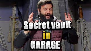 Secret vault in Garage. Private collections Warstory