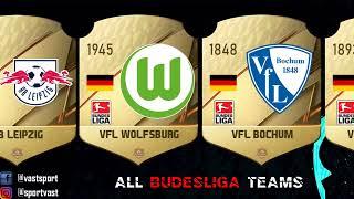 All Bundesliga Teams 2022 - Football