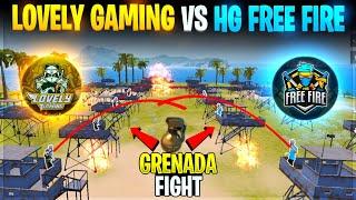 Grenade & Gloowall Fight in Craftland || Lovely gaming vs HG Free Fire fight || fun Match 