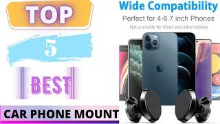 TOP 5 Best Magnetic Car Phone Mount 2023 -Best Car Phone Holder 2023