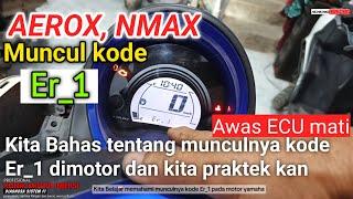 Munculnya kode Er 1 pada motor Yamaha masalah Gampang