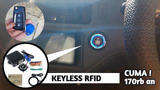 Pasang keyless mobil RFID | Starter Cukup Tekan Tombol !