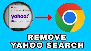 How to remove Yahoo Search in Chrome | How to Change Yahoo to Google in Chrome | Remove Yahoo Search