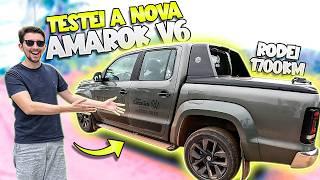 RODEI 1700KM A NOVA AMAROK V6! Primeiras impressões - vale a pena?