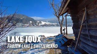 FROZEN LAKE in Switzerland 4K | Lake Joux