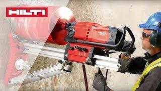 HOW TO use Hilti DD 200 diamond coring tool for rig-based drilling