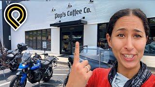 This Moto-Themed Coffee Shop has A Super Cool Feature