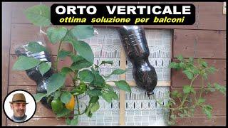 ORTO VERTICALE è la soluzione se ha poco spazio sul balcone