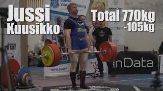 Jussi Kuusikko 770kg voimanosto