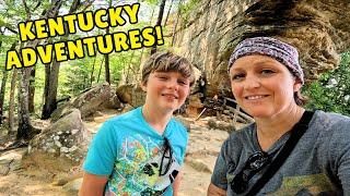 FLORIDA to ALASKA ROAD TRIP: 4 Days in KENTUCKY | Cavings, Horses, Hot Brown, Derby Pie, and MORE!