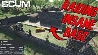 SCUM - INTENSE PvP and base RAIDING They got online when we were raiding!