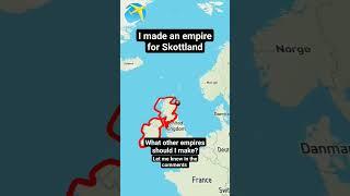 Skottish empire #viral #countries #geography #map #entertainment #mapping #europe #skottish