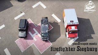 Tag und Nacht -  planBwagen zu Gast bei der Feuerwehr Siegburg